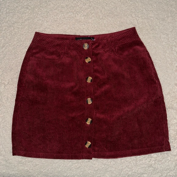 Ambiance Dresses & Skirts - Ambiance Apparel Corduroy Mini Skirt Size Large